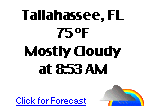 Click for Tallahassee, Florida Forecast